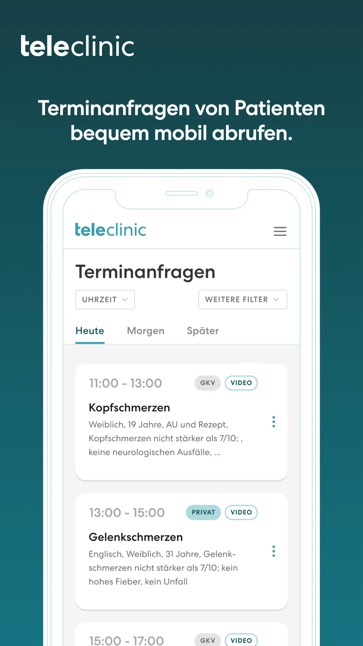 TeleClinic Ärzte | Indus Appstore | Screenshot