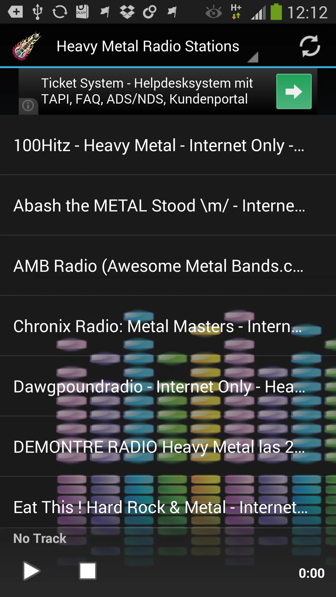 Heavy Metal Radio Stations | Indus Appstore | Screenshot