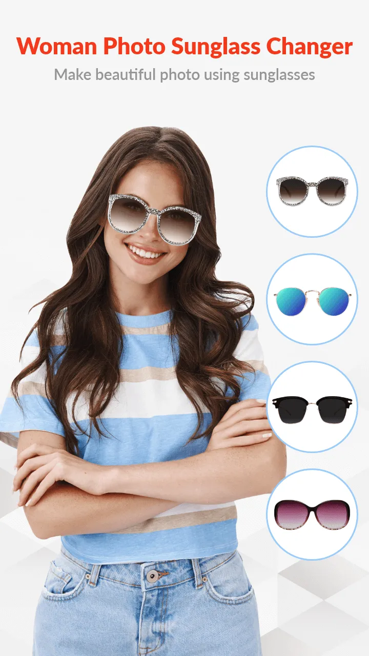 Woman Photo Sunglass Changer | Indus Appstore | Screenshot