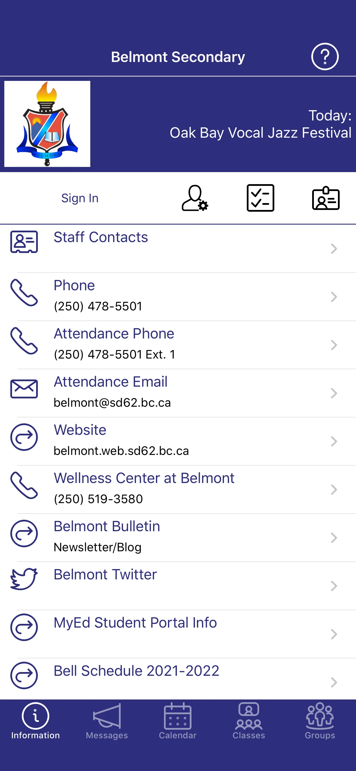 Belmont Secondary | Indus Appstore | Screenshot