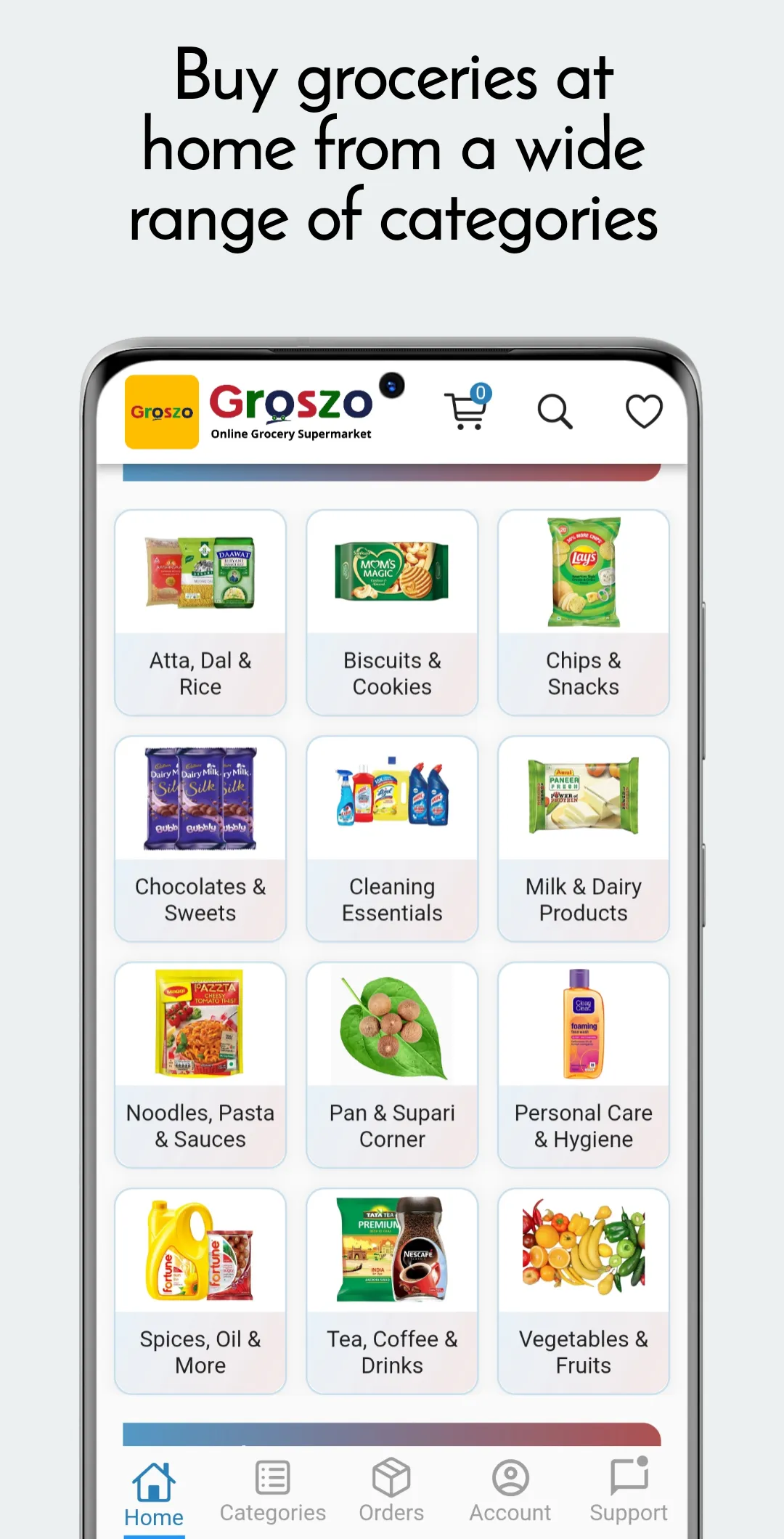 Groszo - Grocery Supermarket | Indus Appstore | Screenshot