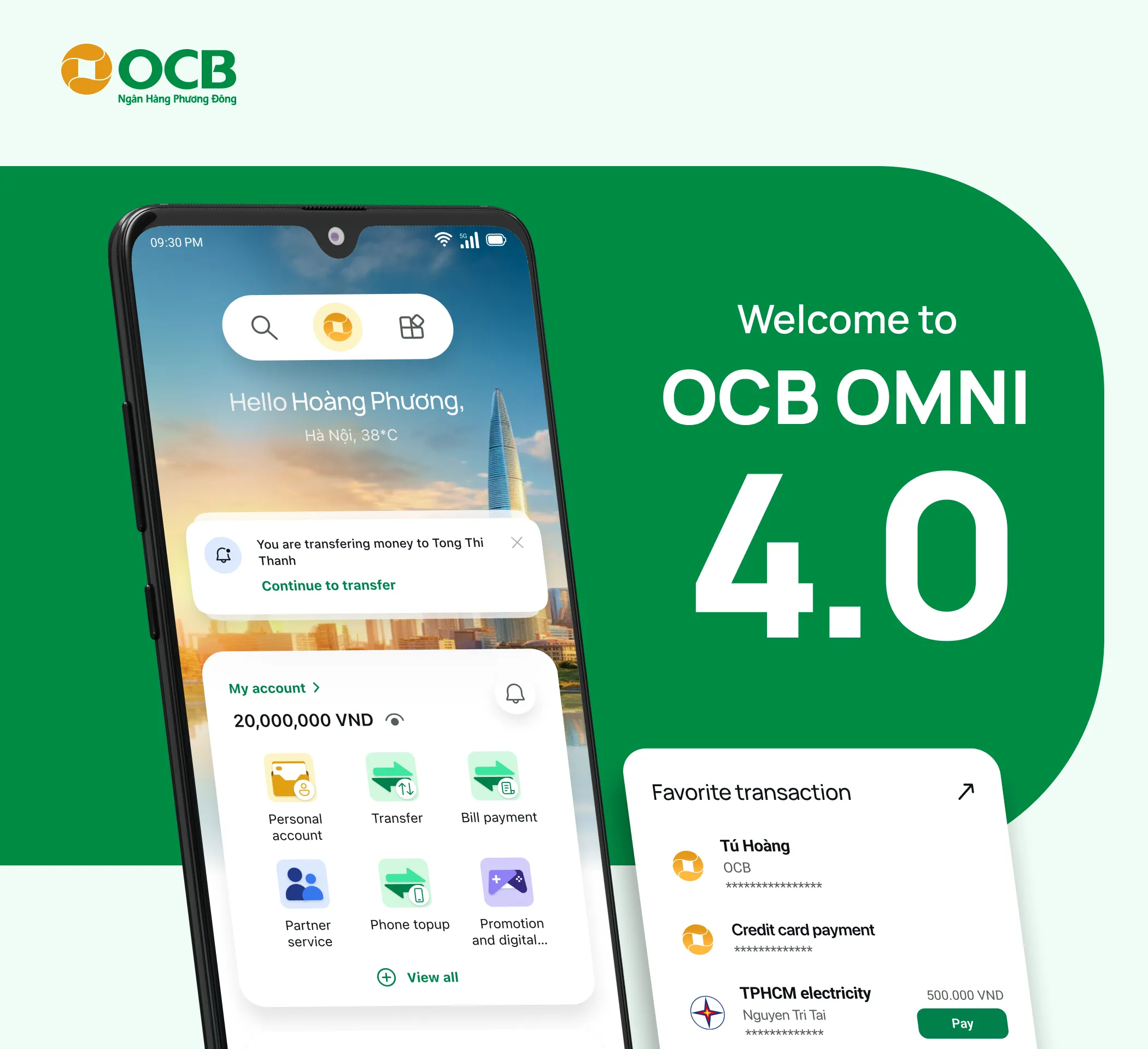 OCB OMNI 4.0 | Indus Appstore | Screenshot