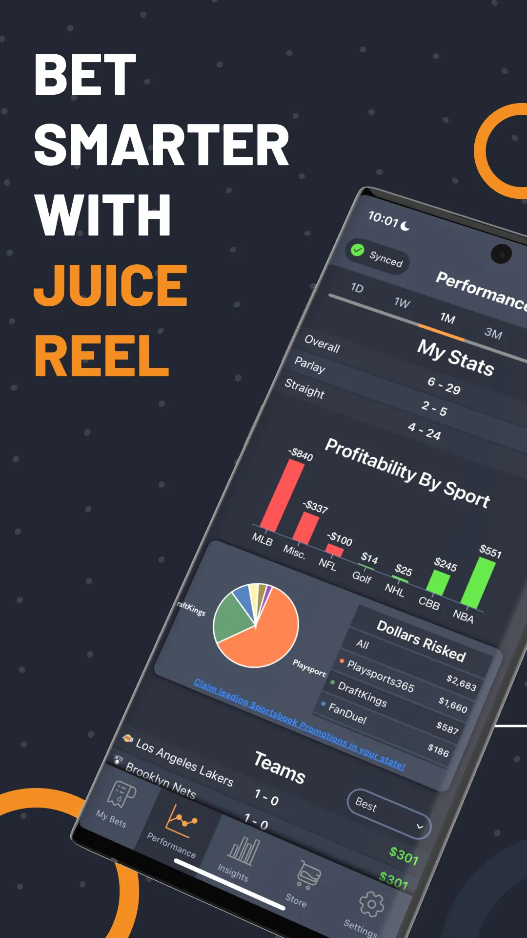 Juice Reel: Bet Tracker & Tips | Indus Appstore | Screenshot