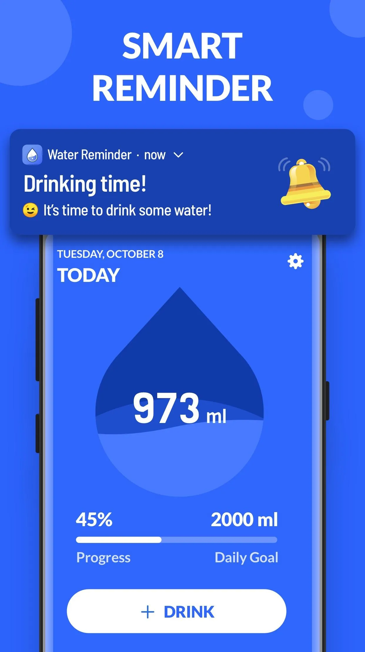 Water Reminder: Drink Reminder | Indus Appstore | Screenshot