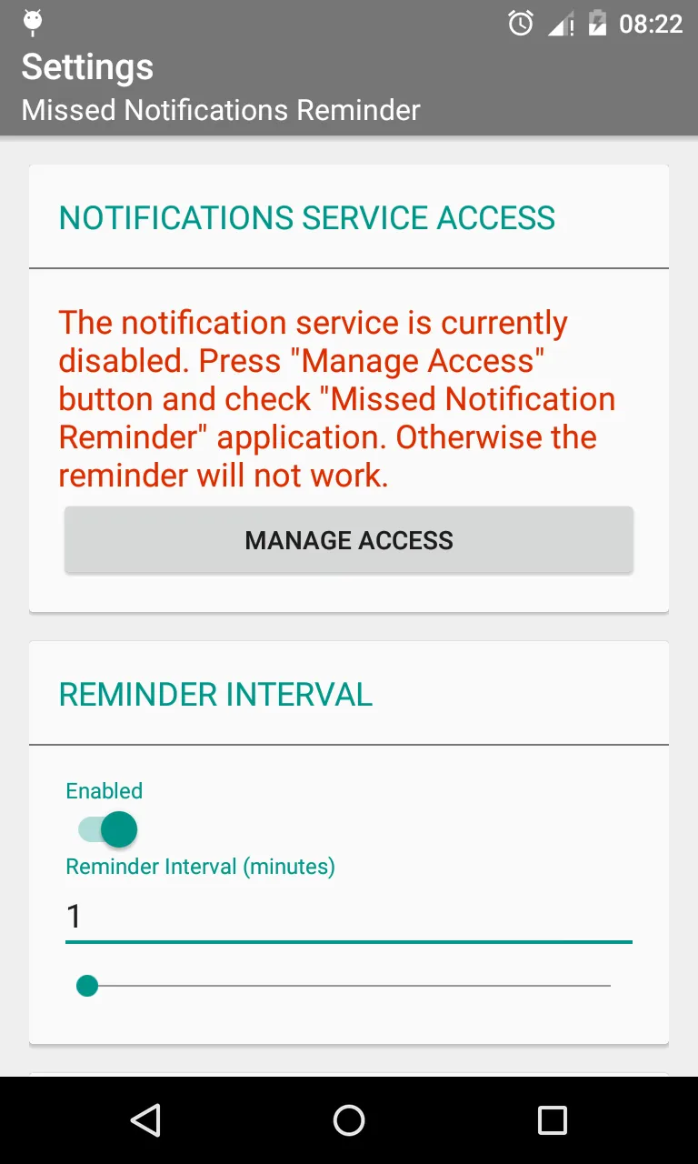 Missed Notifications Reminder | Indus Appstore | Screenshot