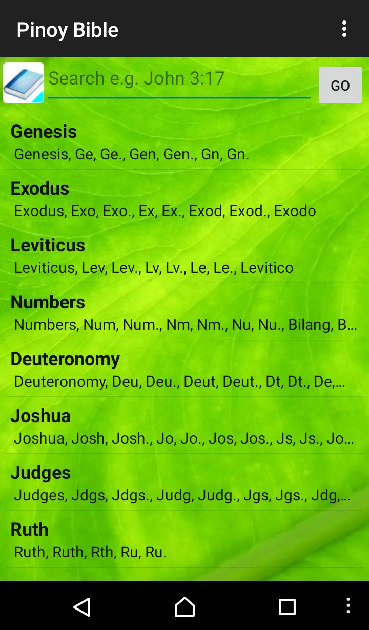 Pinoy Bible | Indus Appstore | Screenshot