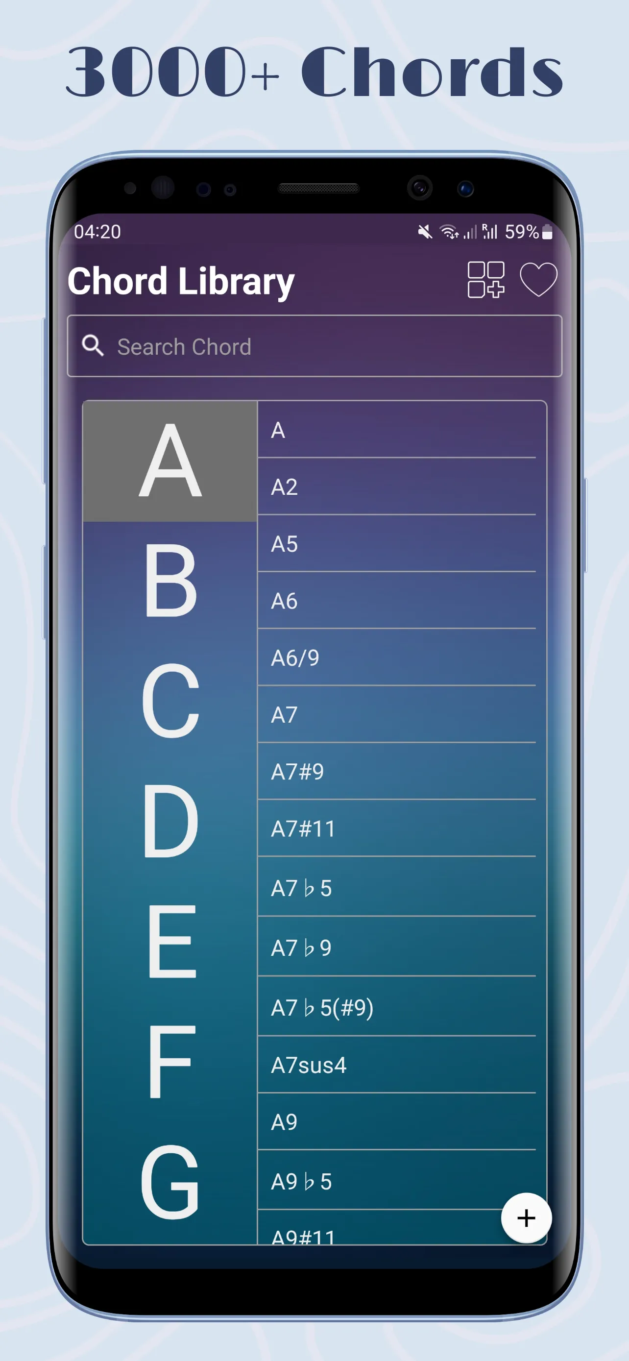 Learn Guitar: 3000 Chords | Indus Appstore | Screenshot