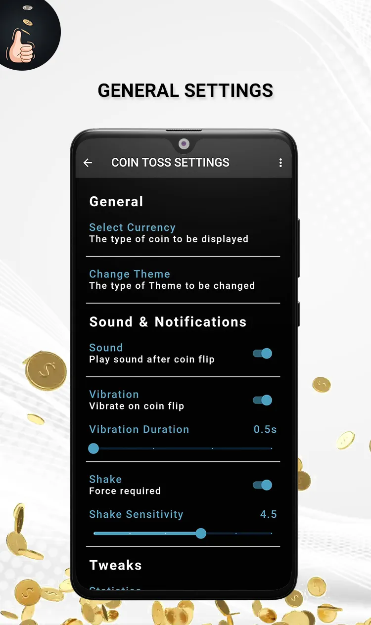 Coin Toss - Simple Coin Flip A | Indus Appstore | Screenshot