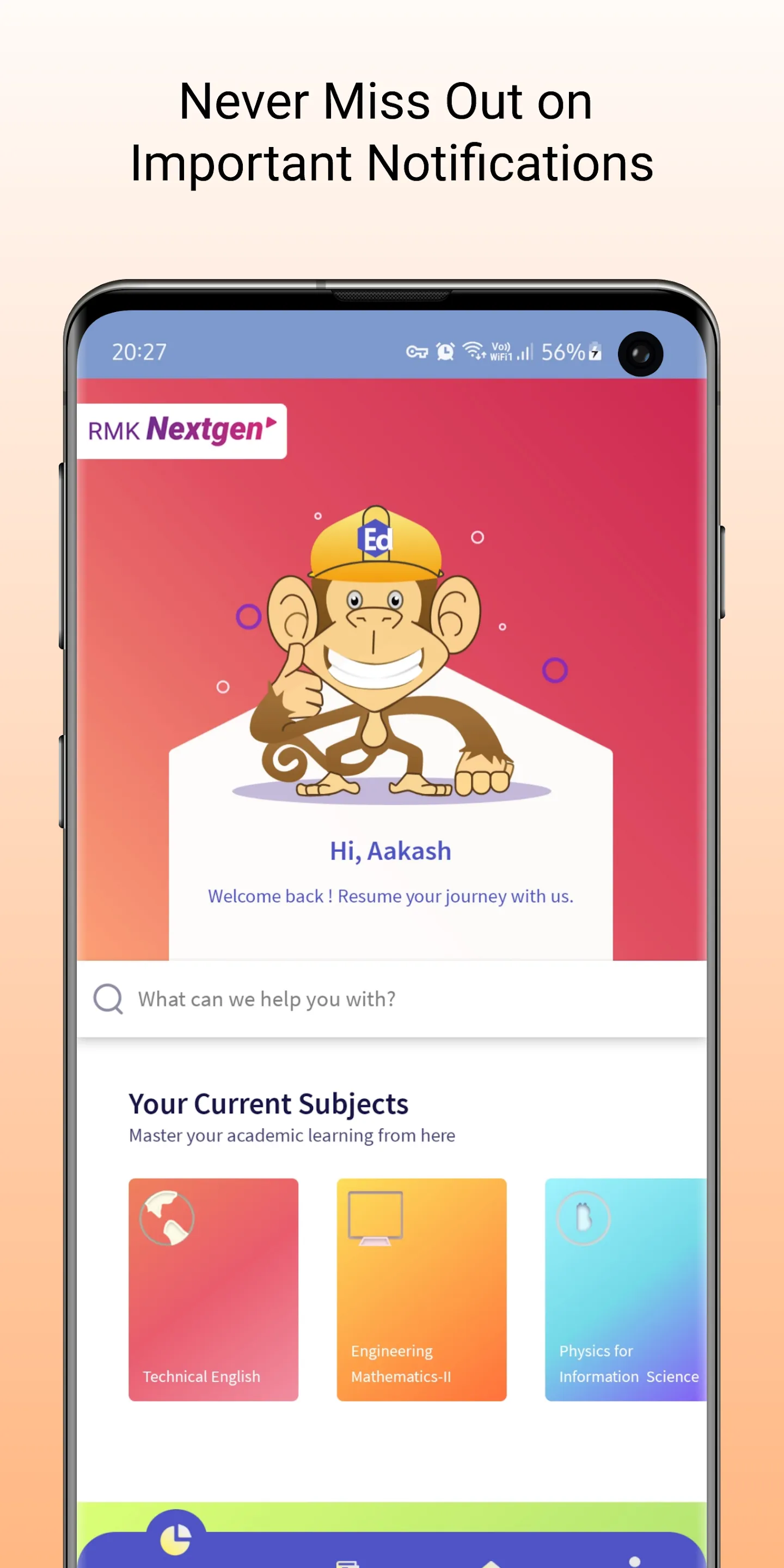 RMK Nextgen Student - AI-power | Indus Appstore | Screenshot