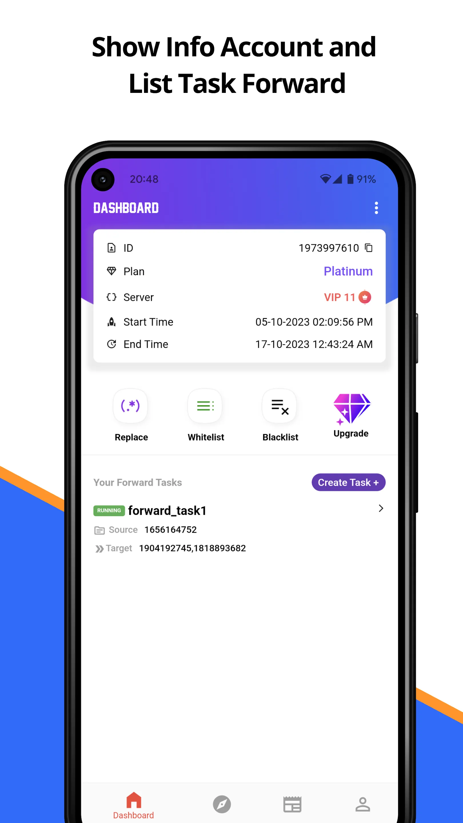 AutoForward for Telegram | Indus Appstore | Screenshot