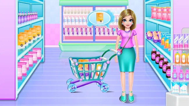 Crazy Mommy Supermarket Day | Indus Appstore | Screenshot