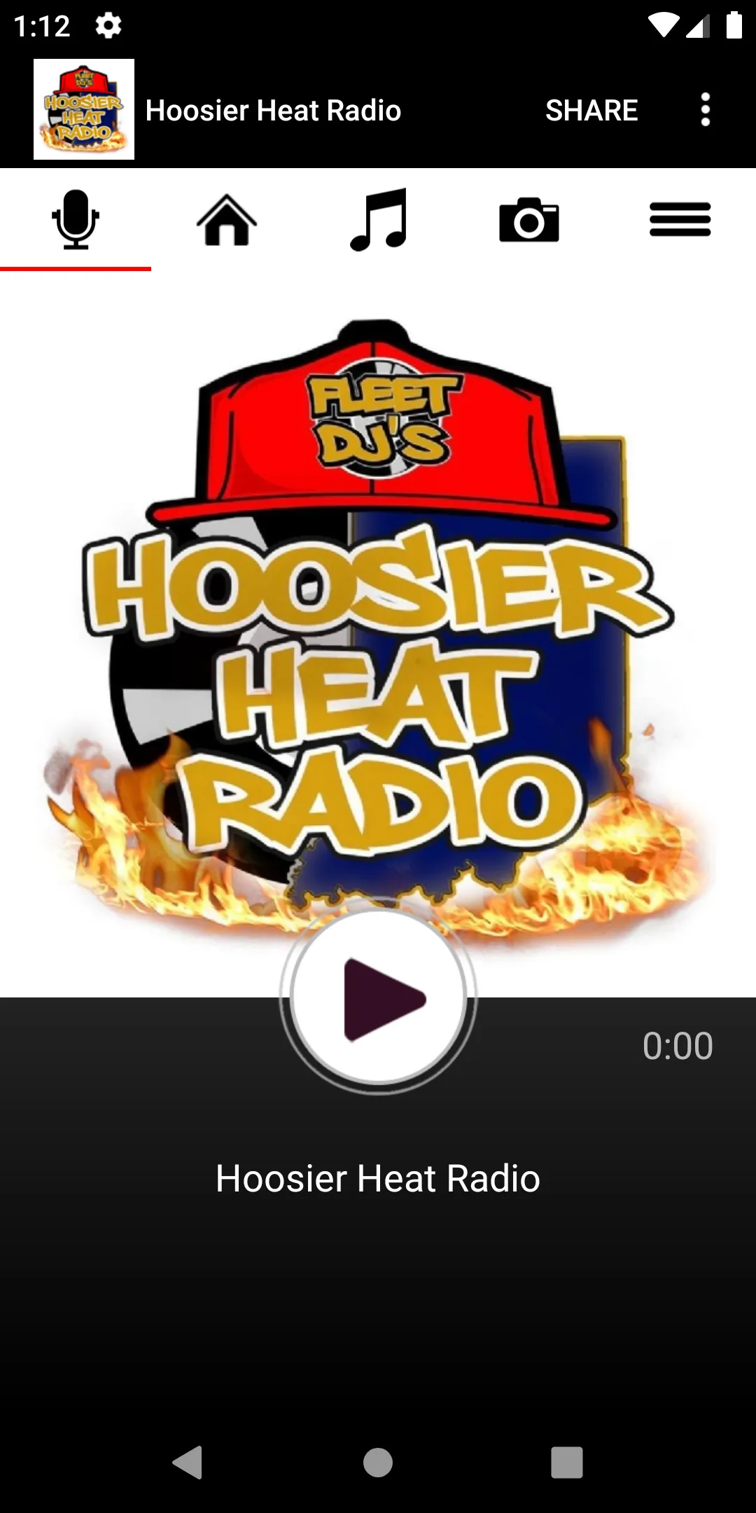 Hoosier Heat Radio | Indus Appstore | Screenshot