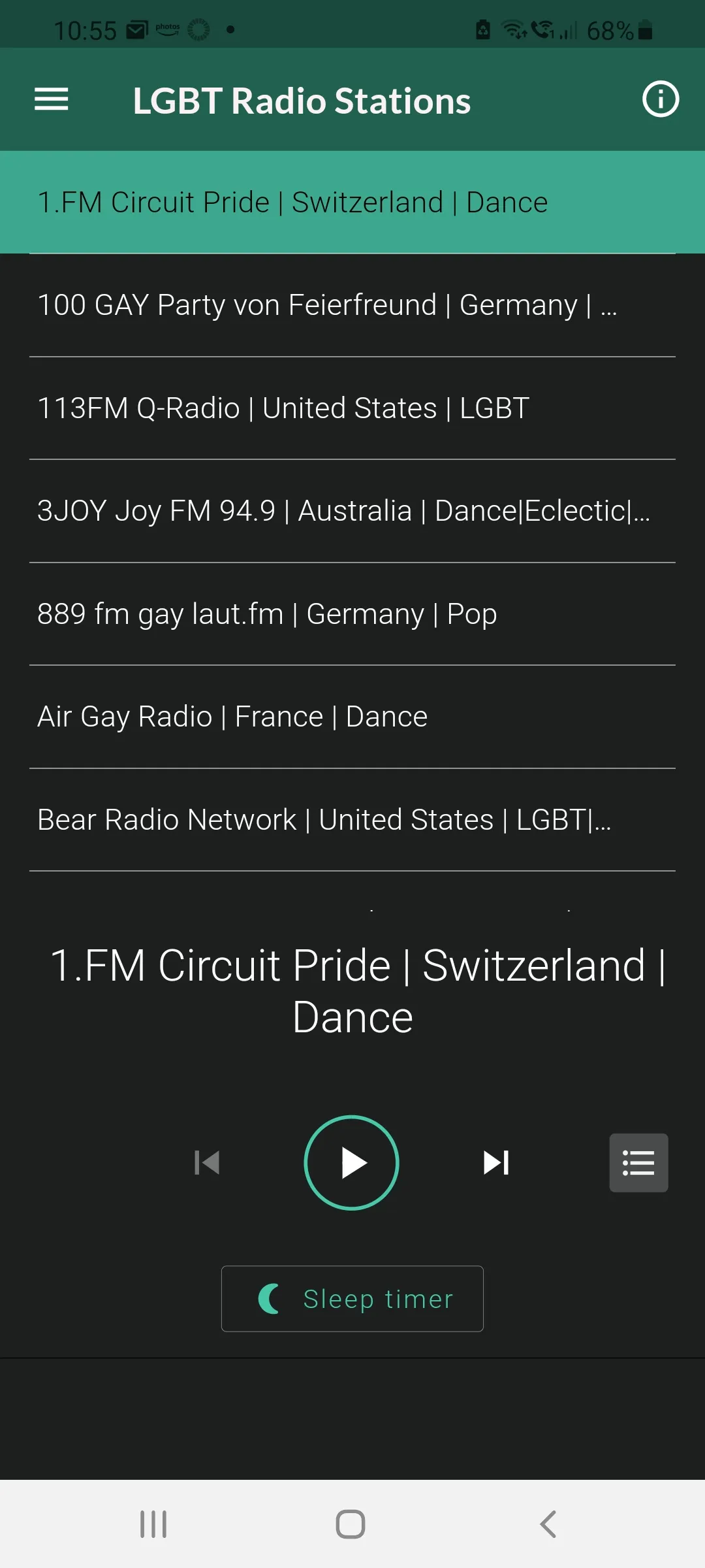 LGBT Gay Music Radio Stations | Indus Appstore | Screenshot