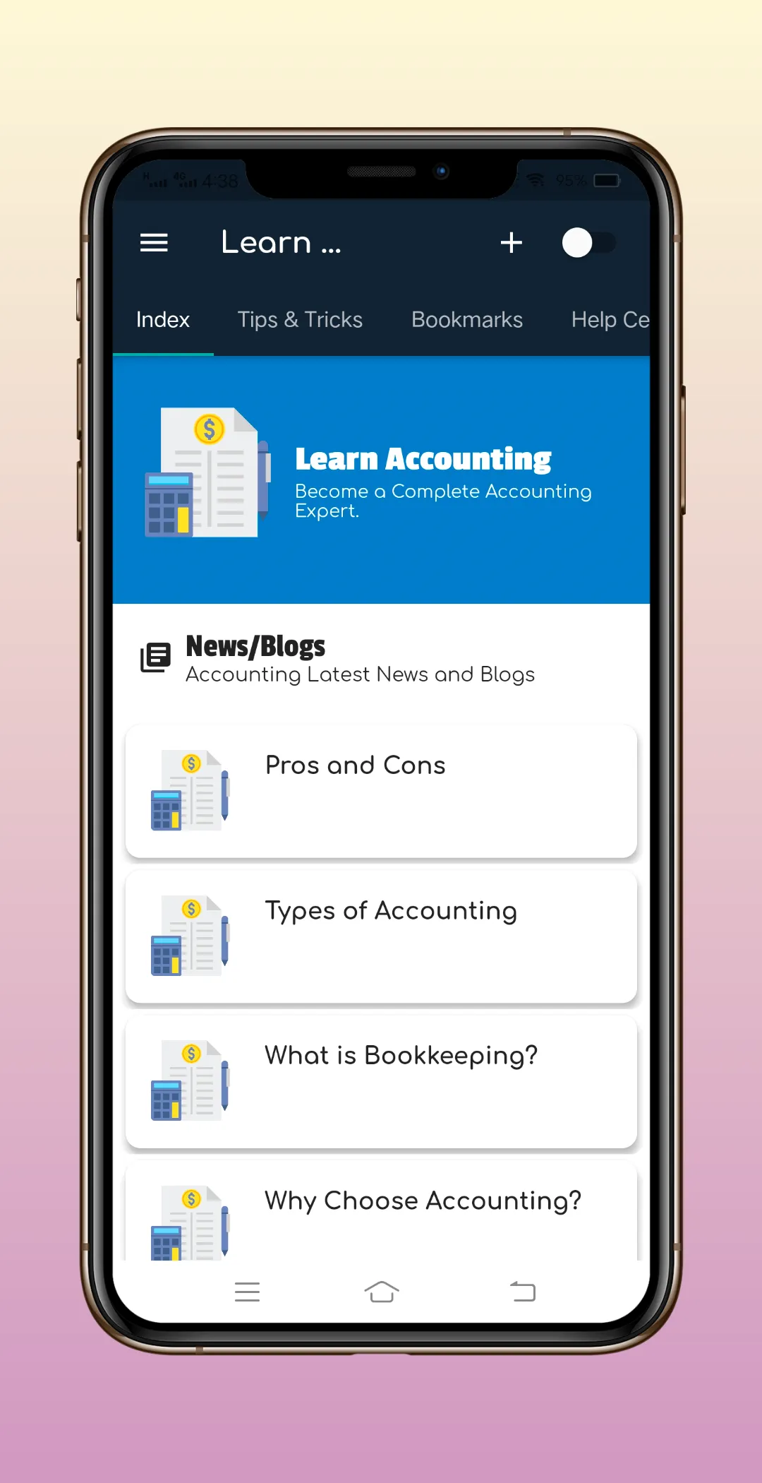 Learn Basic Accounting Offline | Indus Appstore | Screenshot