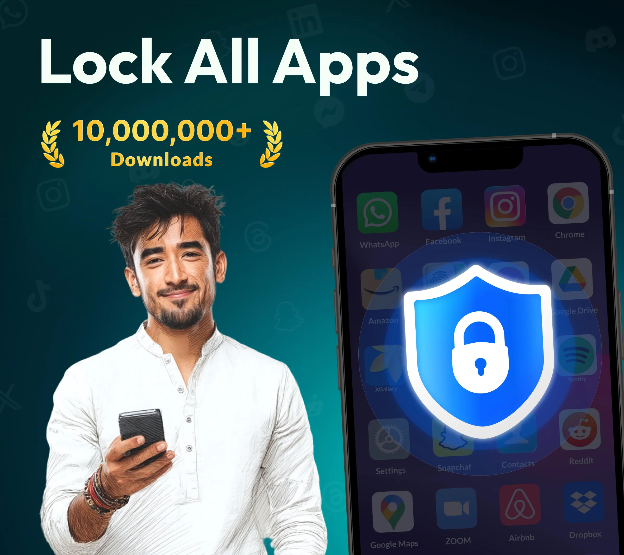 App Lock - Lock Apps, Password | Indus Appstore | Screenshot