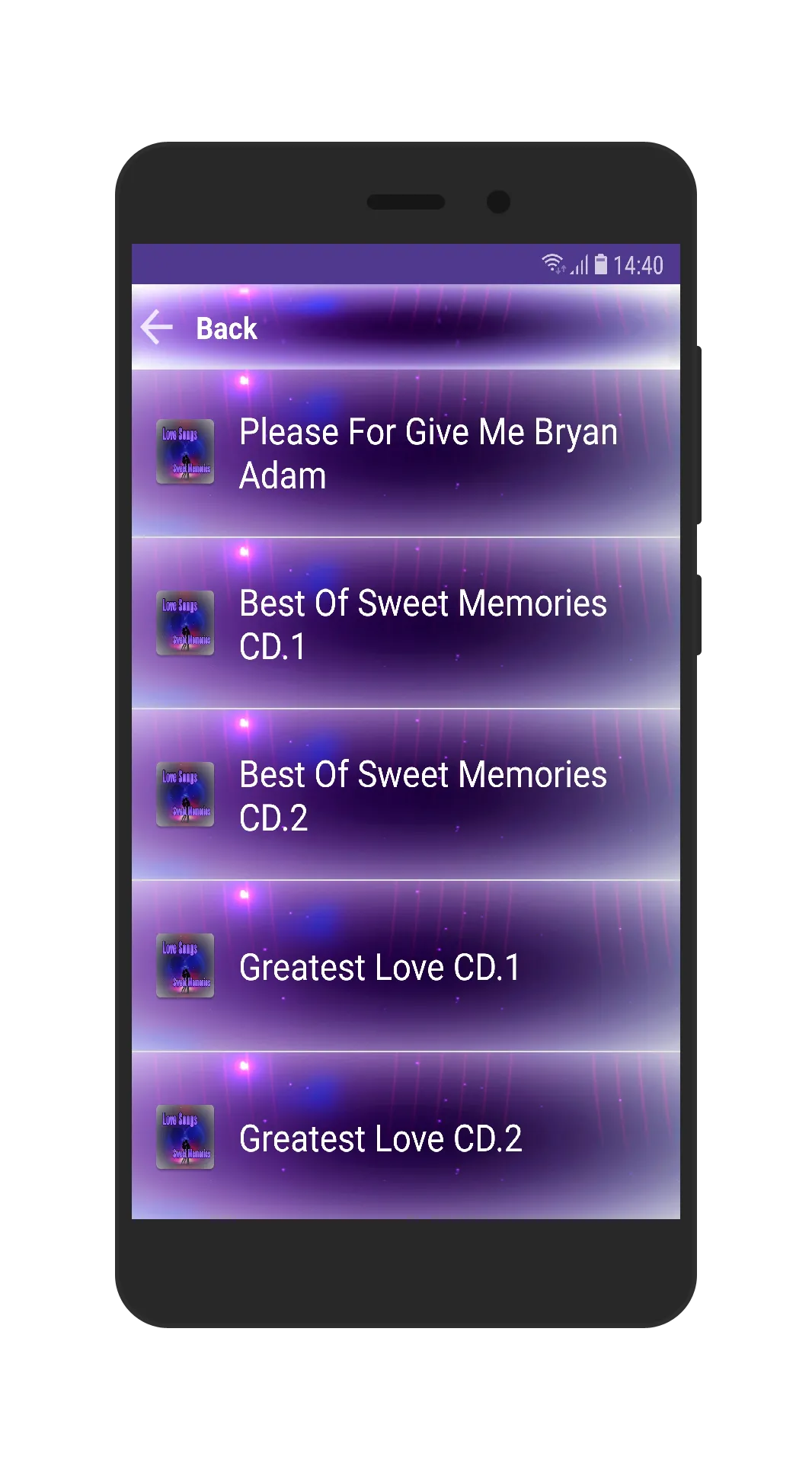 Love Songs Sweet Memories | Indus Appstore | Screenshot