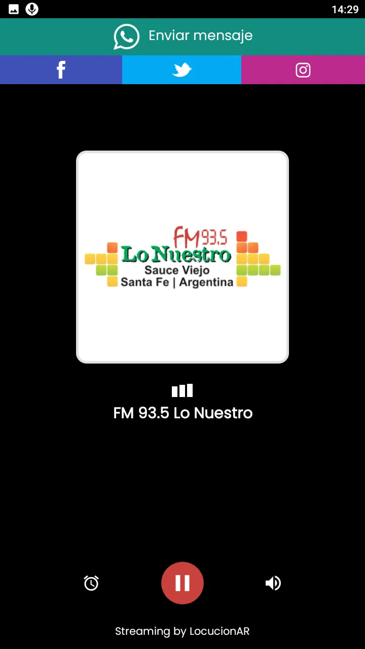 FM Lo Nuestro 93.5 | Indus Appstore | Screenshot