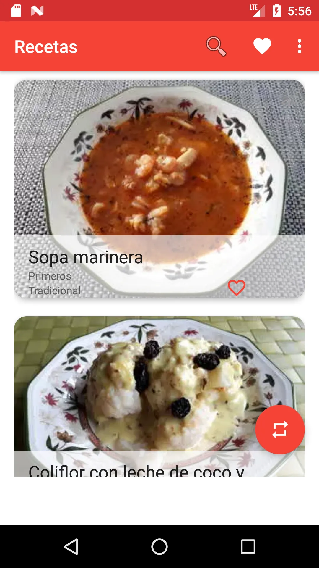 Recetas de cocina casera fácil | Indus Appstore | Screenshot