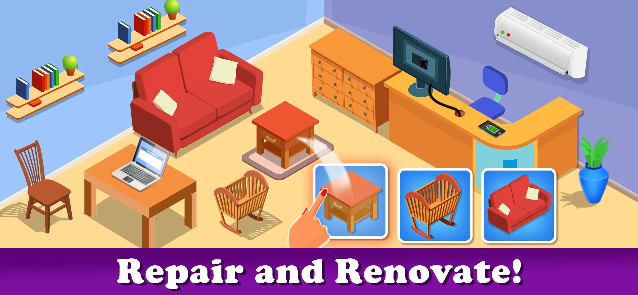 Fix It Boys - Home Design Game | Indus Appstore | Screenshot