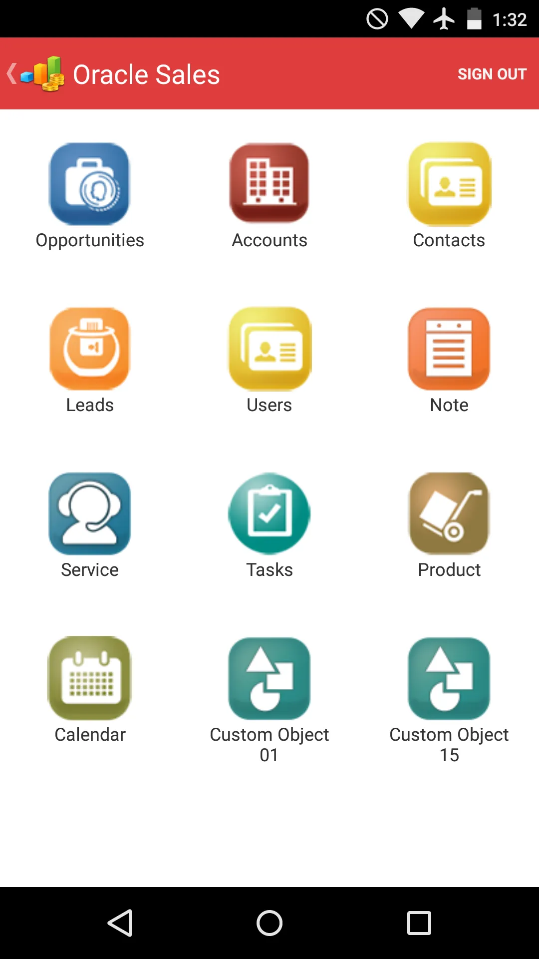 Oracle CRM On Demand Mobile | Indus Appstore | Screenshot