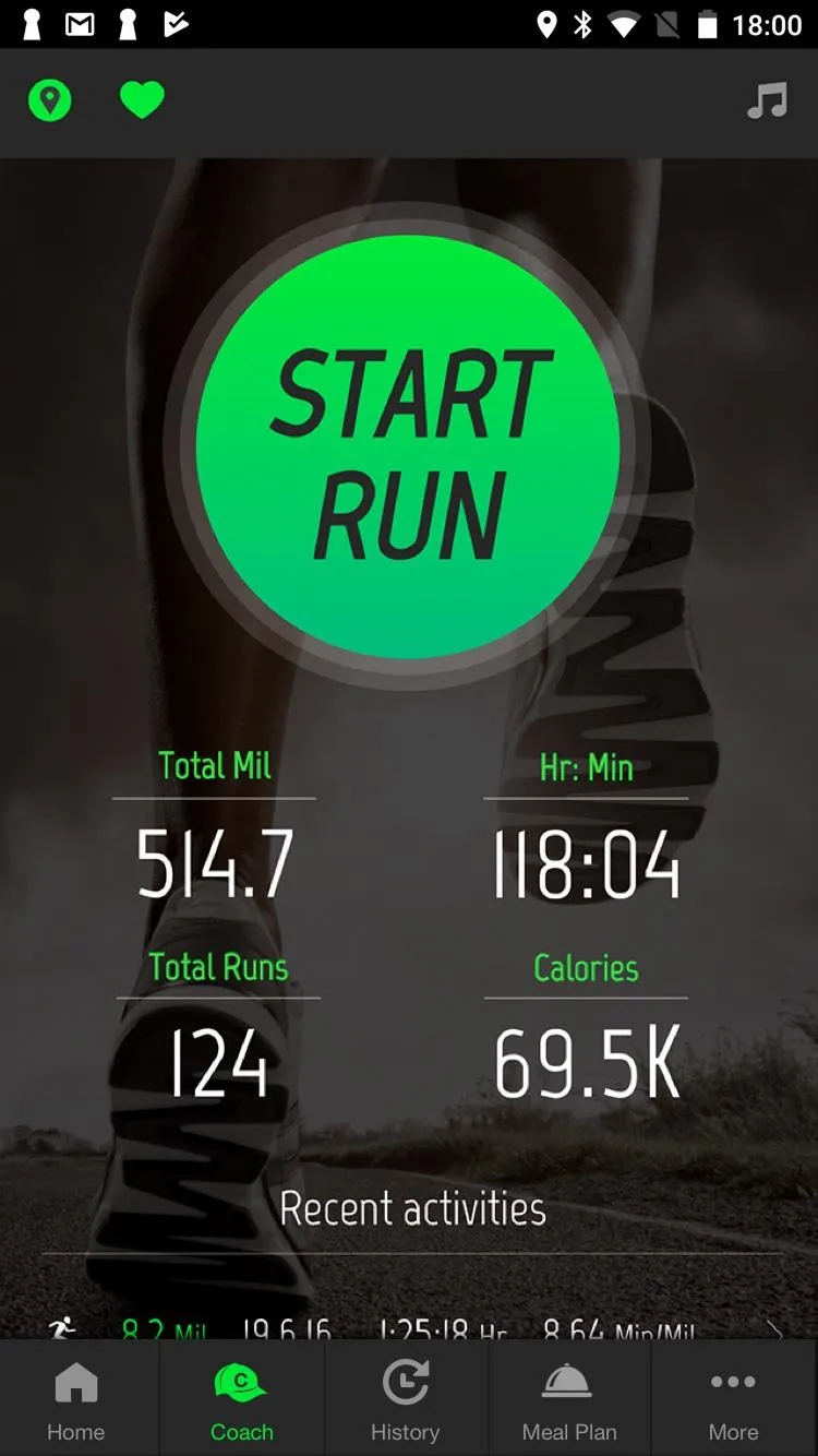 Running Distance Tracker + | Indus Appstore | Screenshot