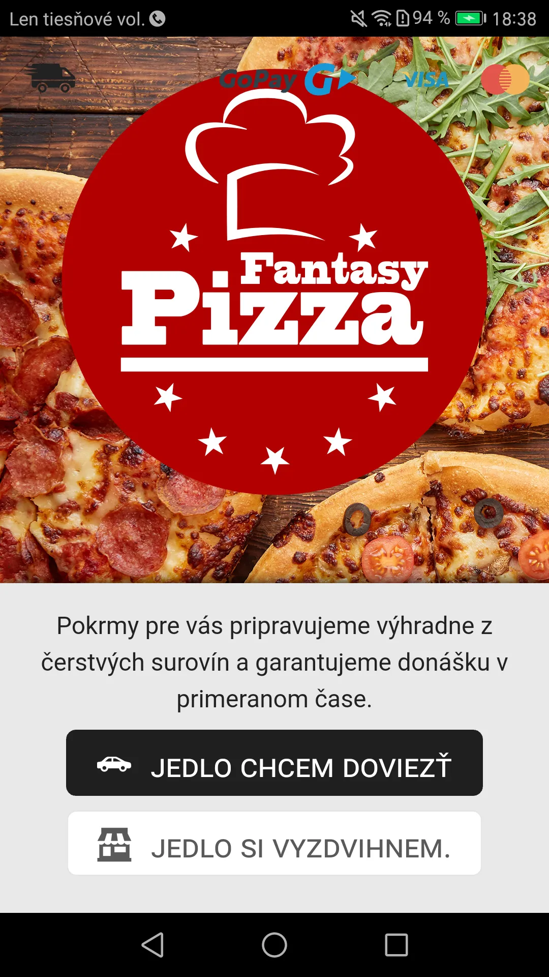 Fantasy Pizza Bratislava | Indus Appstore | Screenshot