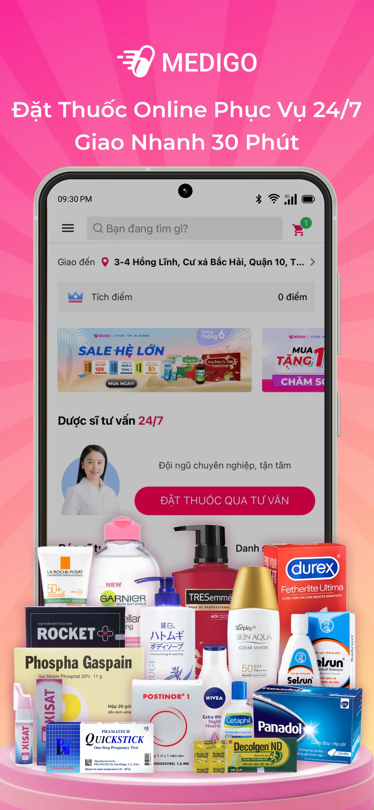 Medigo - Thuốc và Bác Sĩ 24h | Indus Appstore | Screenshot