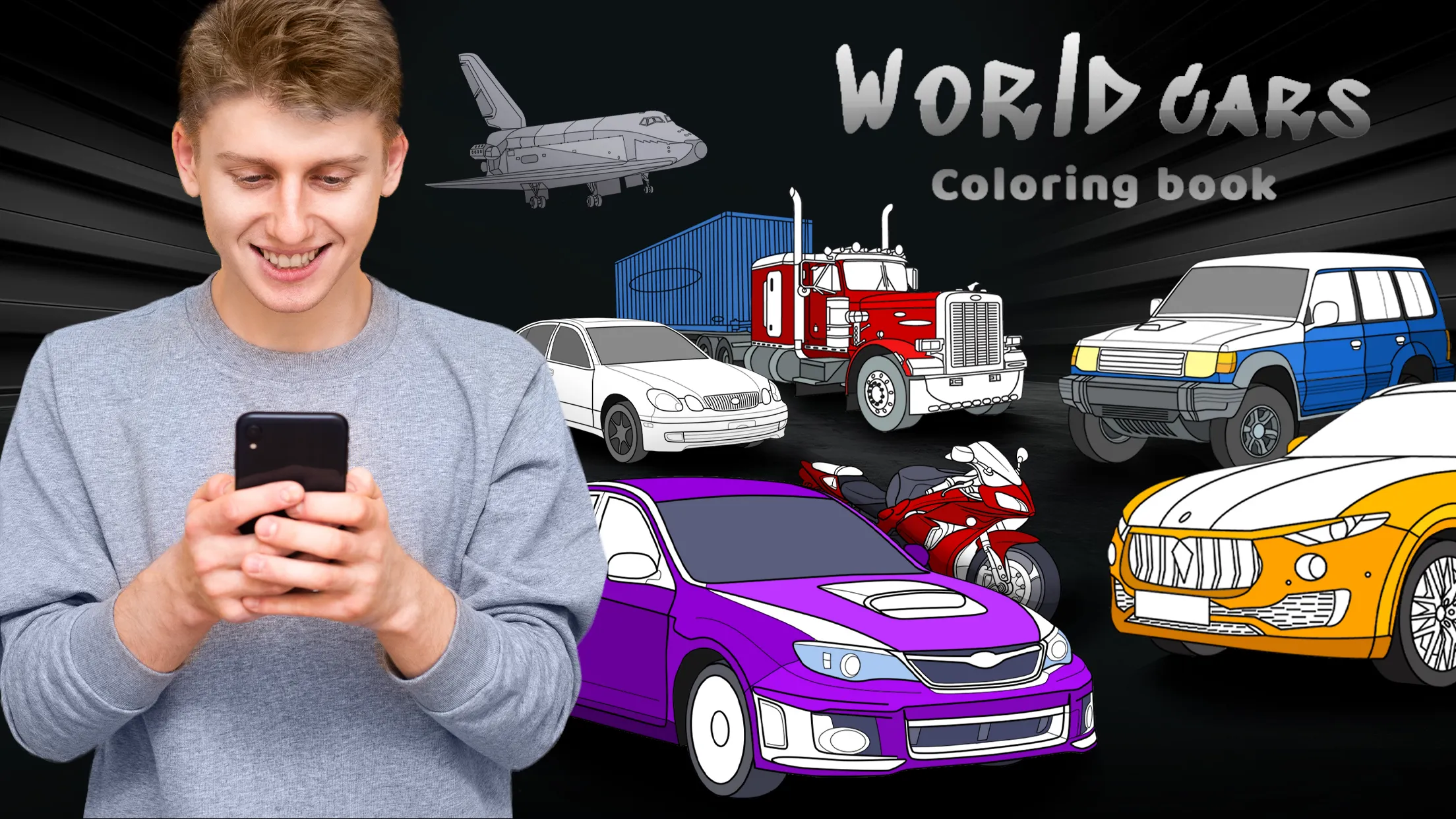 World Cars Coloring Book | Indus Appstore | Screenshot