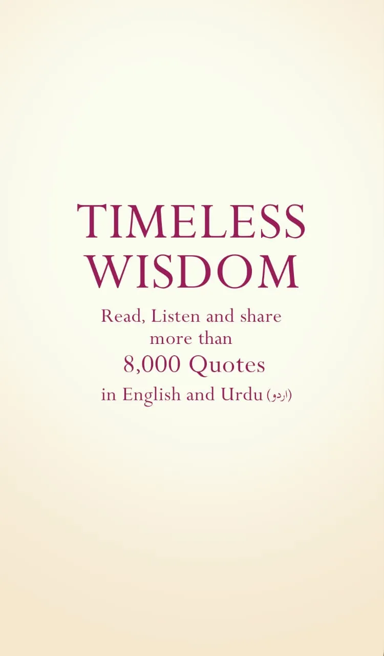 Timeless Wisdom - Quotes | Indus Appstore | Screenshot