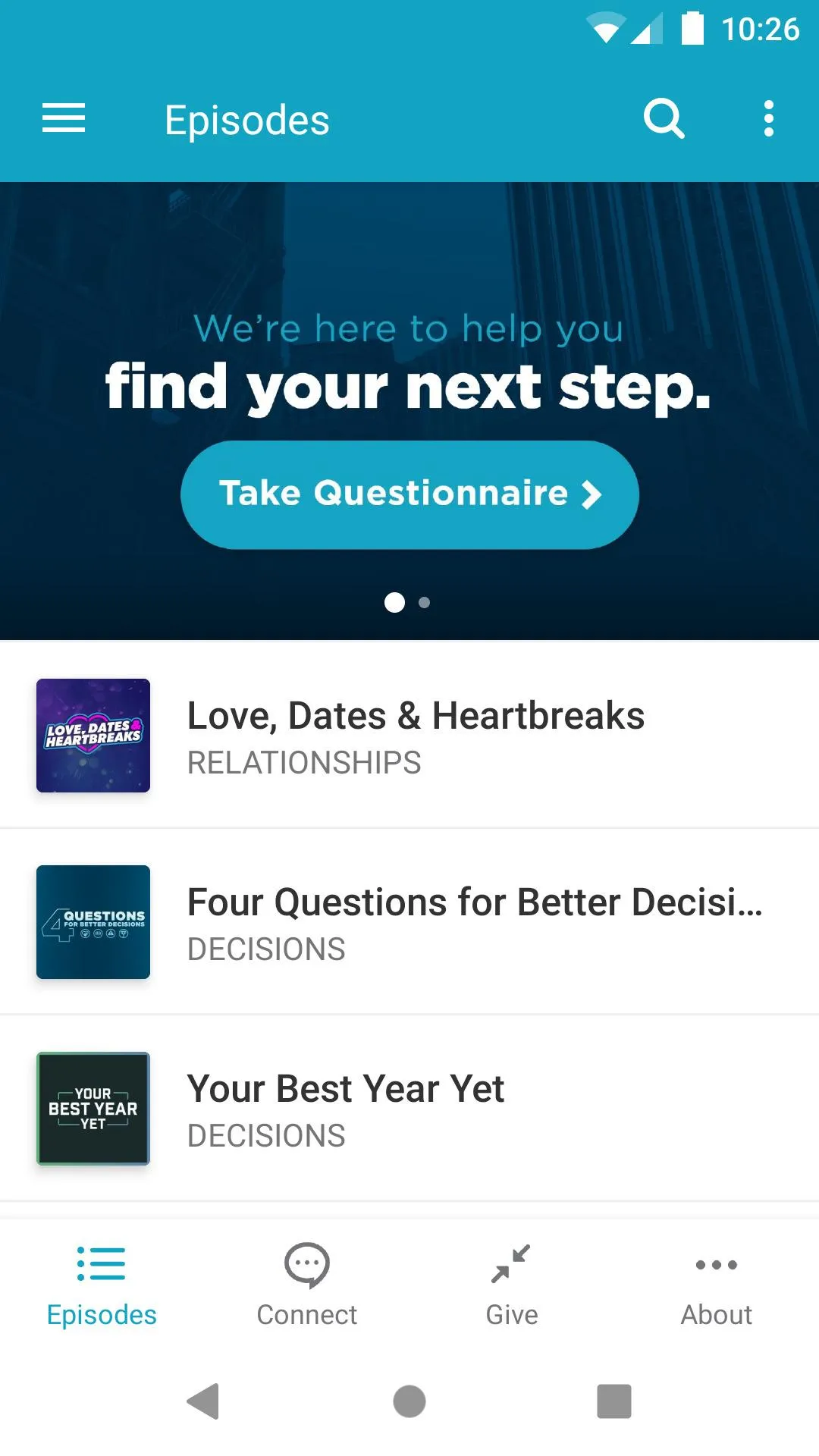 Your Move With Andy Stanley | Indus Appstore | Screenshot