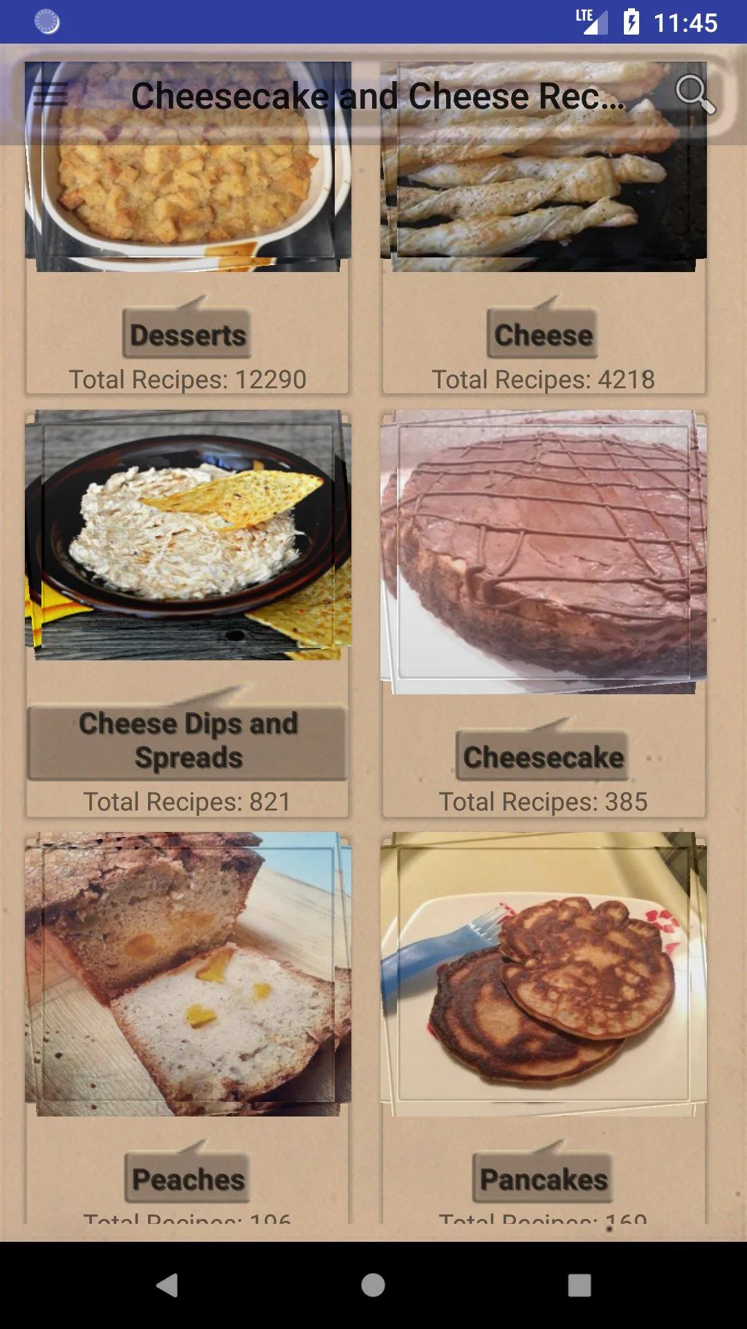 Cheesecake and Cheese Recipes | Indus Appstore | Screenshot