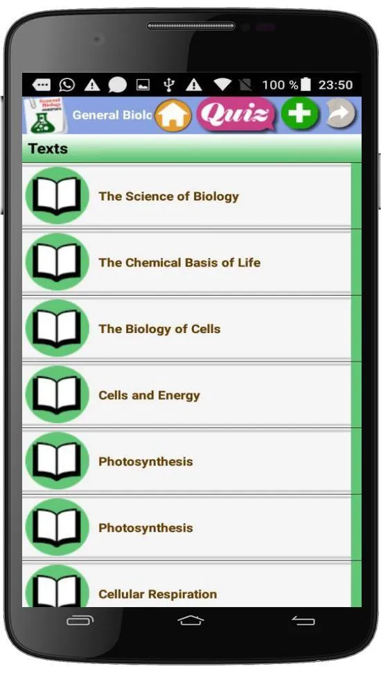 General Biology courses | Indus Appstore | Screenshot