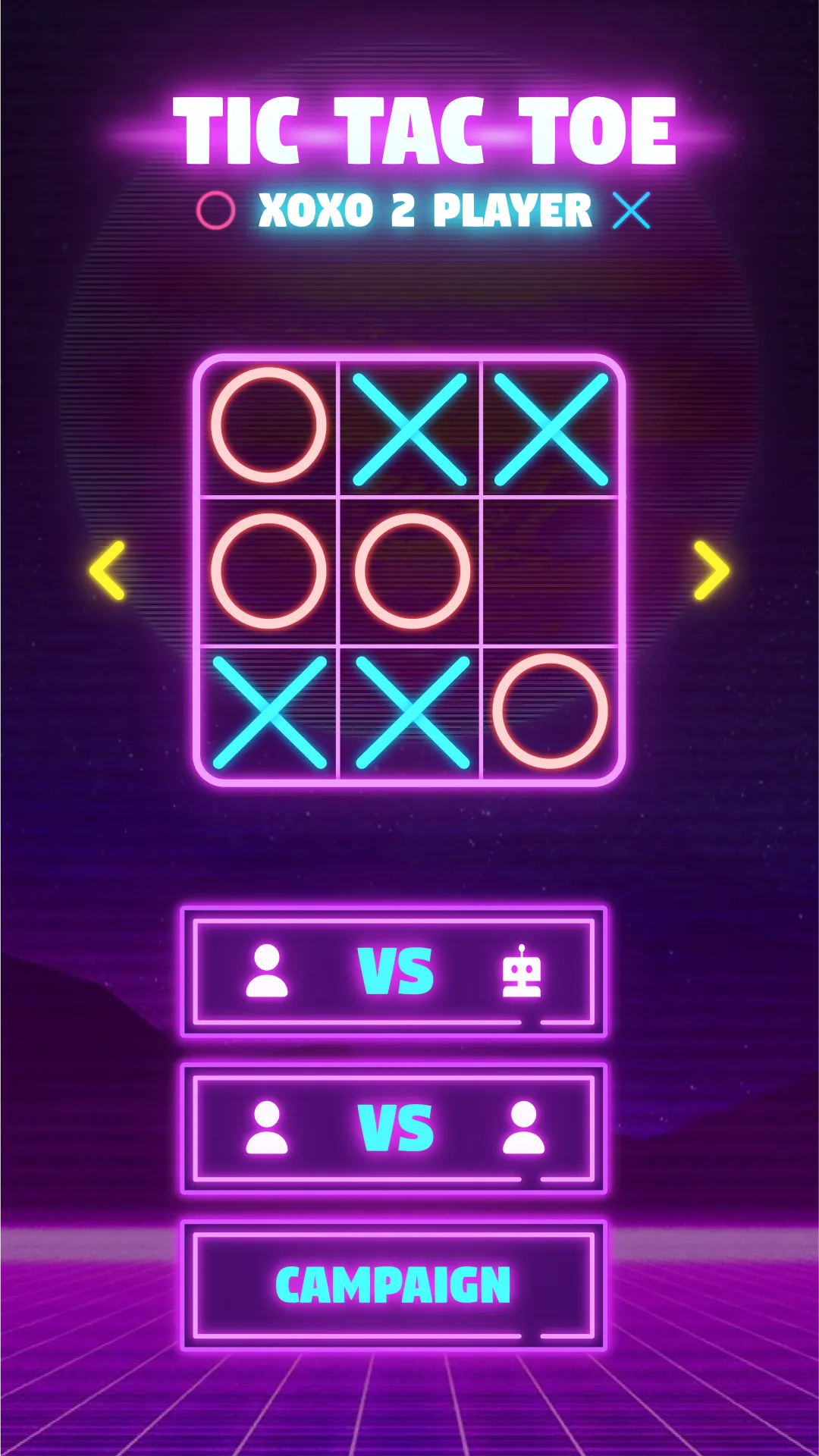 Tic Tac Toe: 2 Player XO Games | Indus Appstore | Screenshot