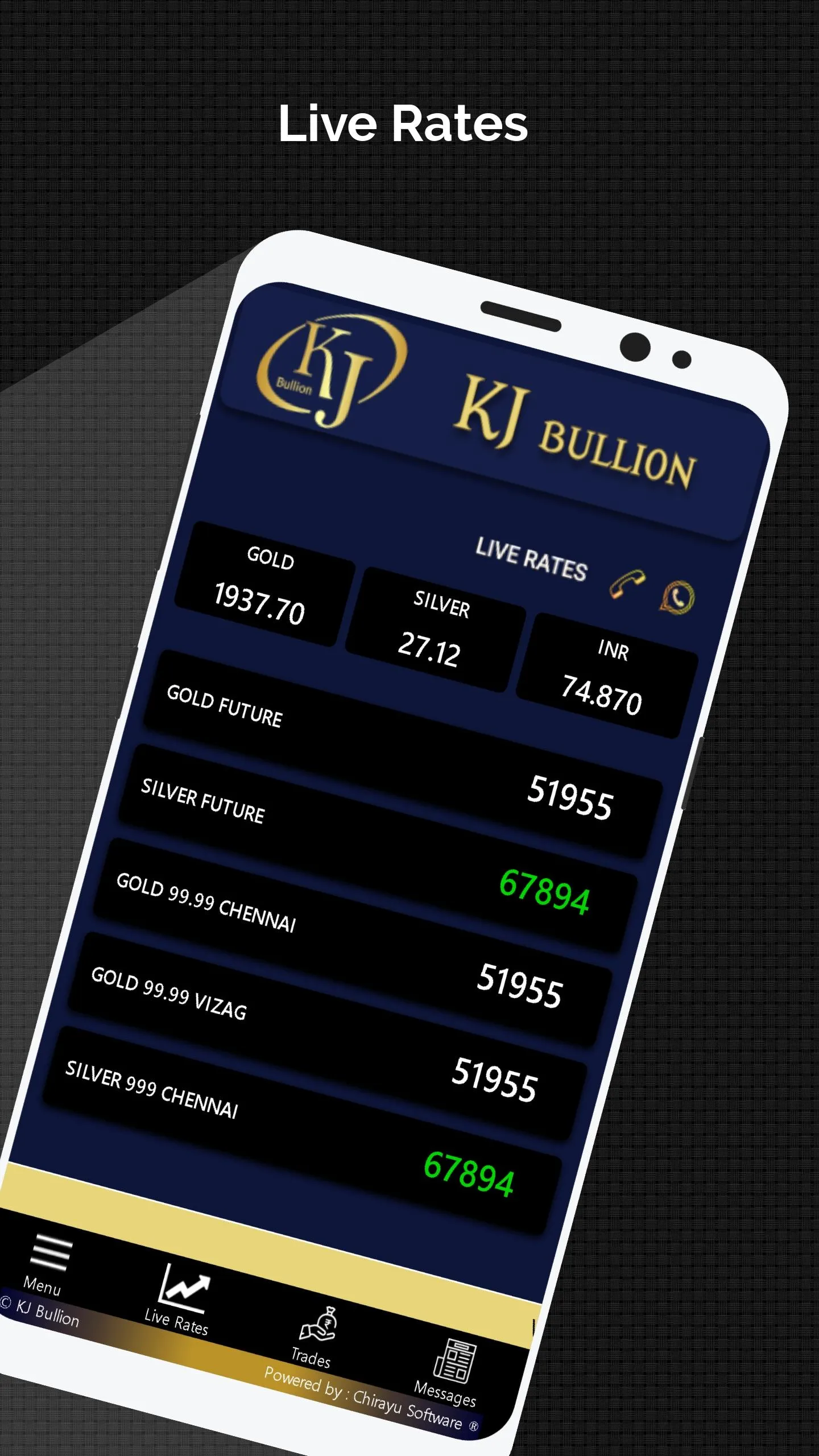 K J Bullion | Indus Appstore | Screenshot