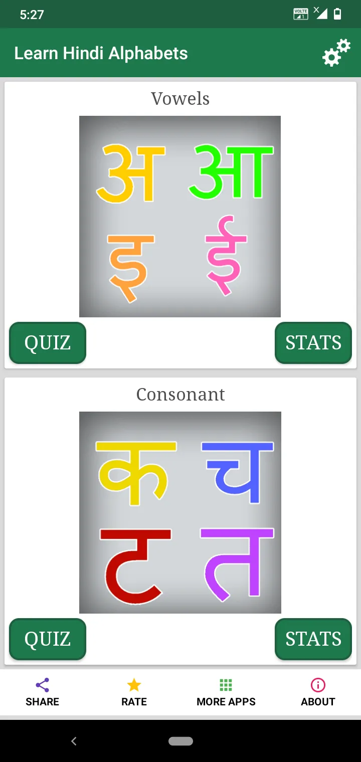 Learn Hindi Alphabets | Indus Appstore | Screenshot