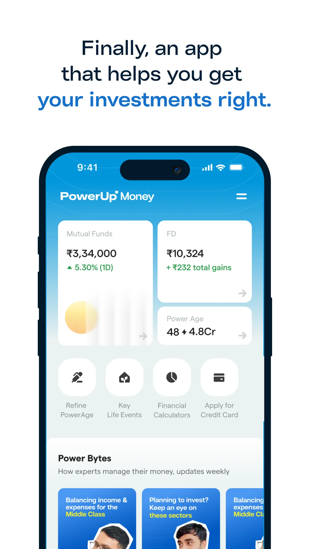 PowerUp Money- Mutual Fund, FD | Indus Appstore | Screenshot