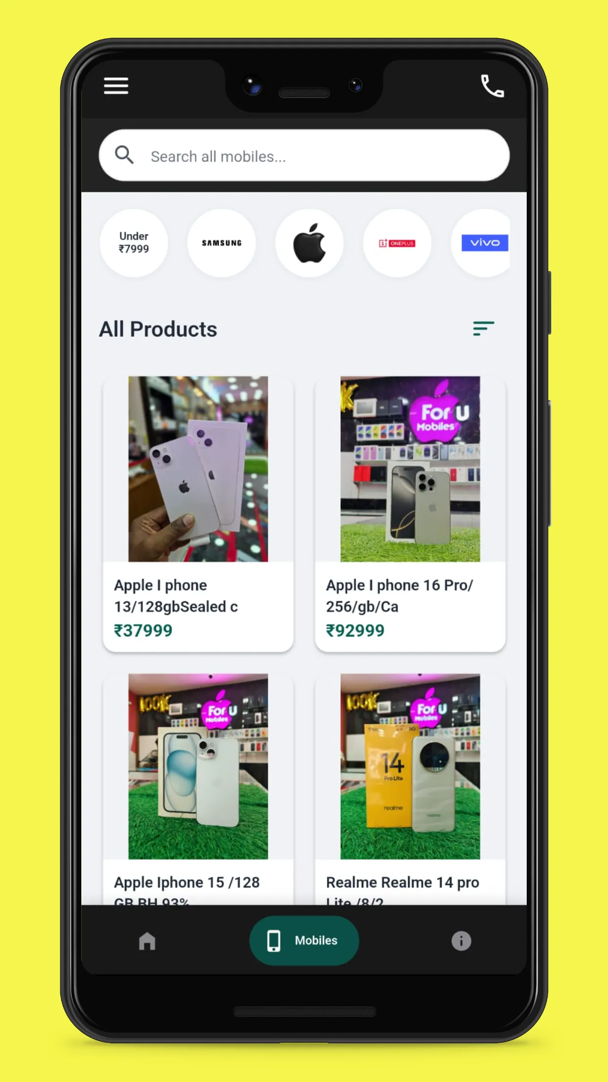 For U Mobiles | Indus Appstore | Screenshot