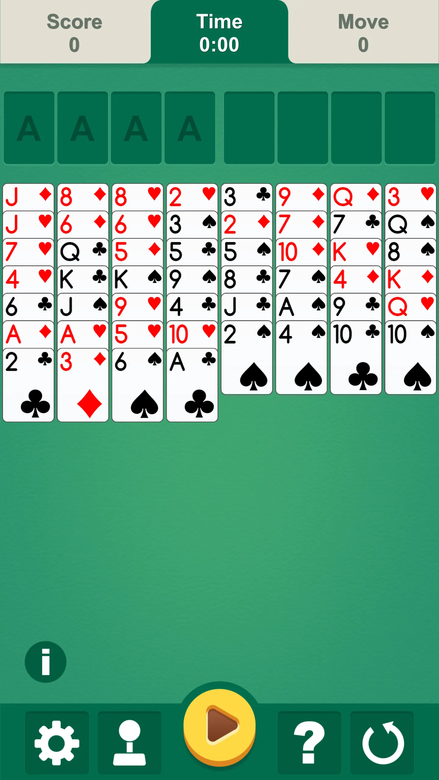 Freecell Solitaire | Indus Appstore | Screenshot