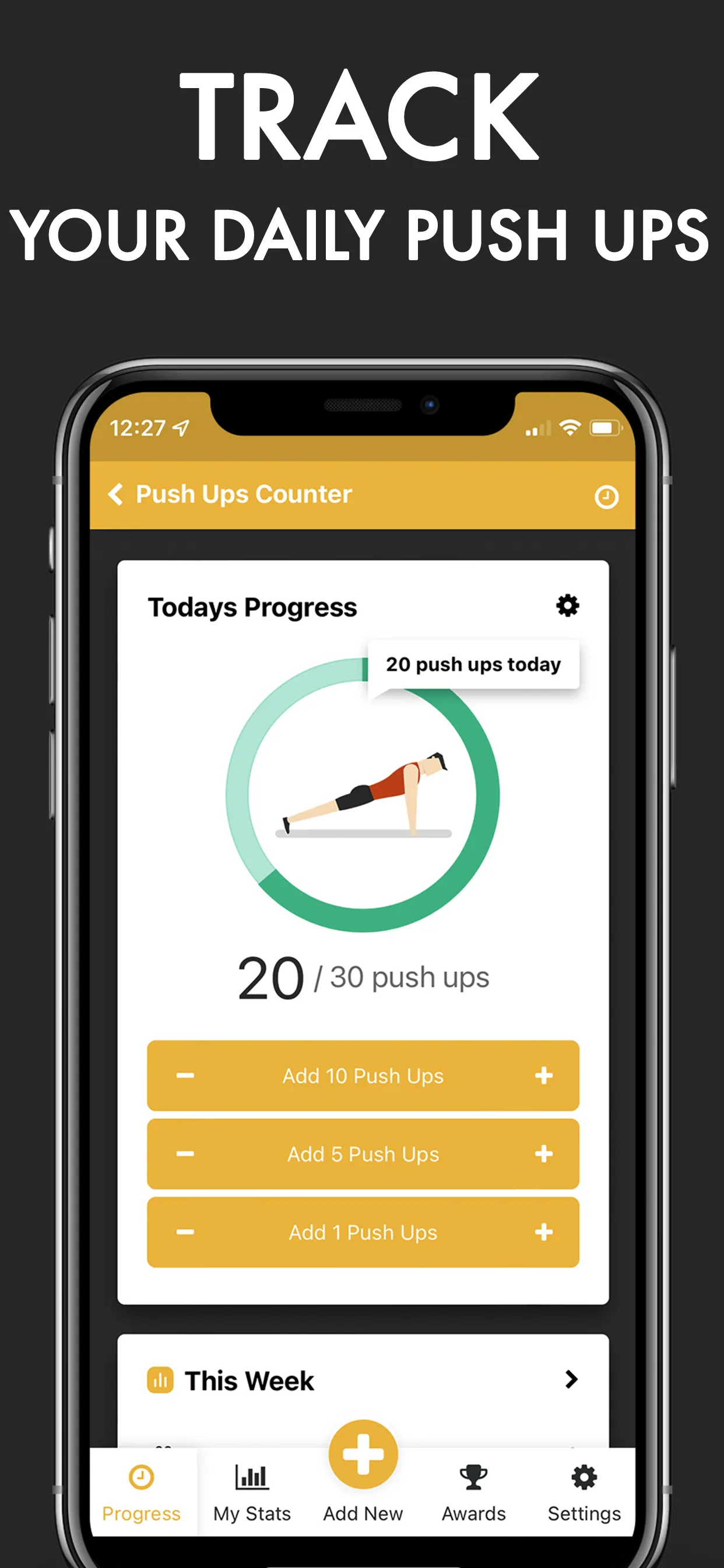 Push Up Counter 100+ Challenge | Indus Appstore | Screenshot