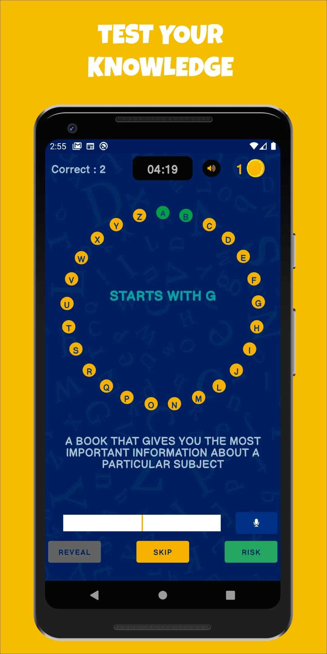 Alphabet Game | Indus Appstore | Screenshot