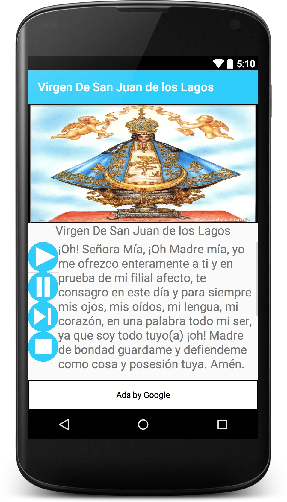 Virgen San Juan de los Lagos | Indus Appstore | Screenshot