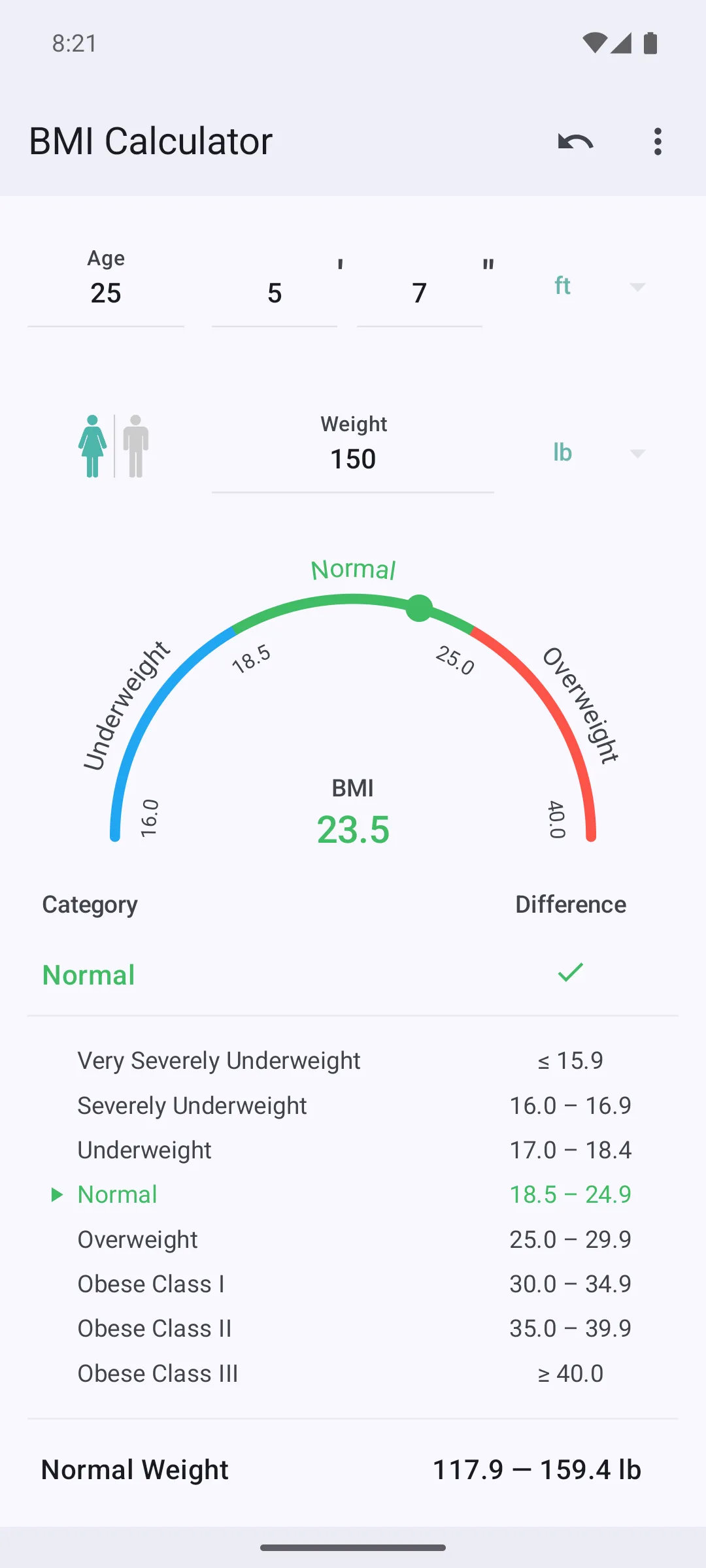 BMI Calculator | Indus Appstore | Screenshot