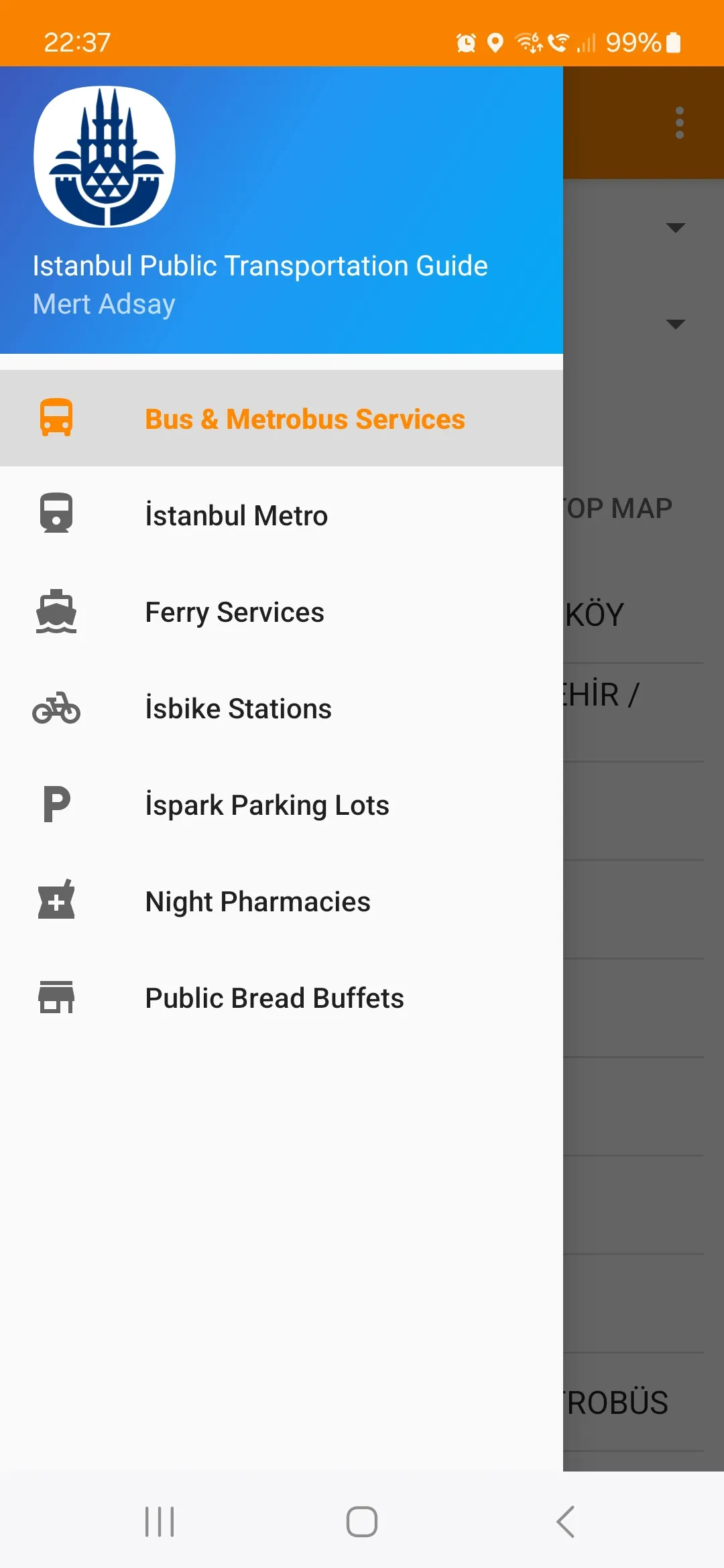 Istanbul Public Transportation | Indus Appstore | Screenshot