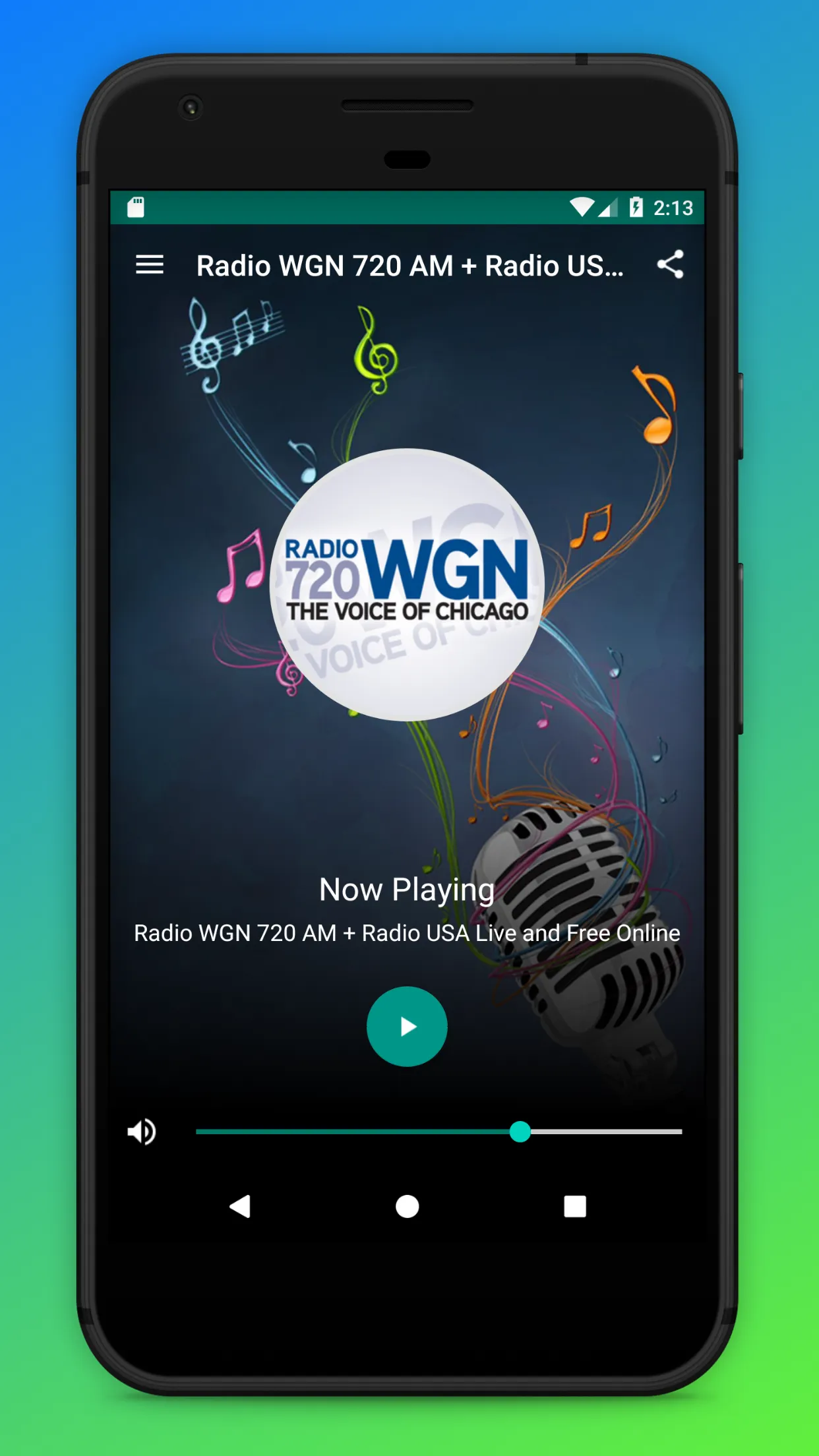 WGN Radio 720 AM USA Online | Indus Appstore | Screenshot