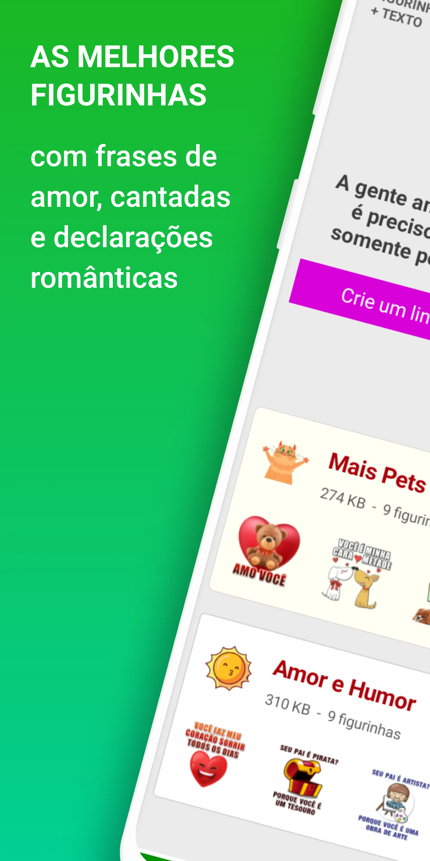 Figurinhas de Amor e Cantadas | Indus Appstore | Screenshot