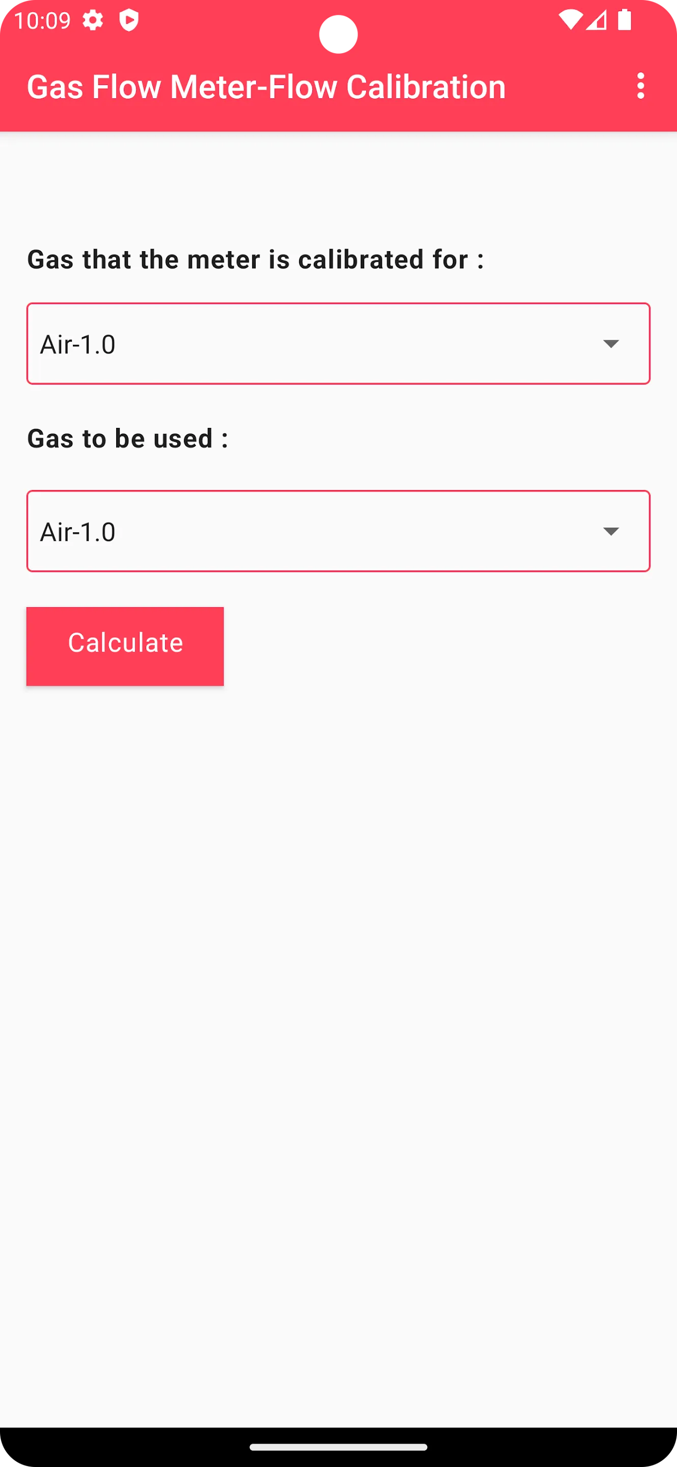 Gas Flow Meter - Calibration | Indus Appstore | Screenshot