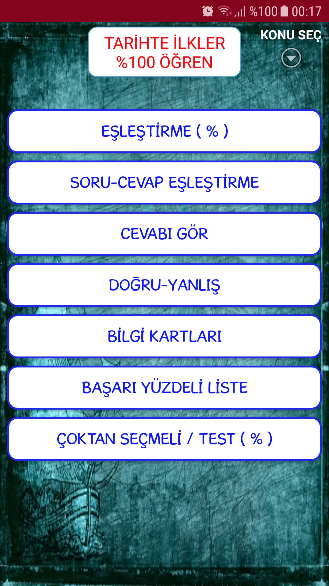 Tarihte İlkler (%100 Öğren) | Indus Appstore | Screenshot