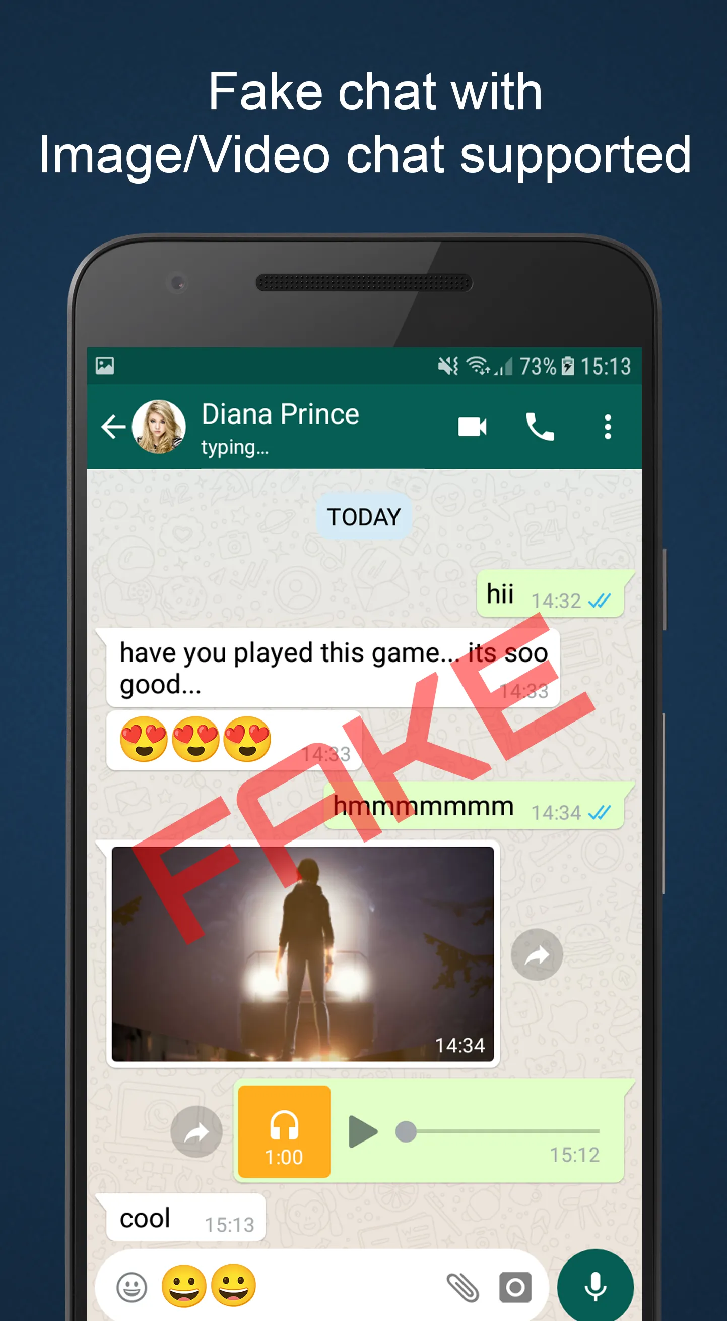 Fake Chat ChatsMock Text Prank | Indus Appstore | Screenshot