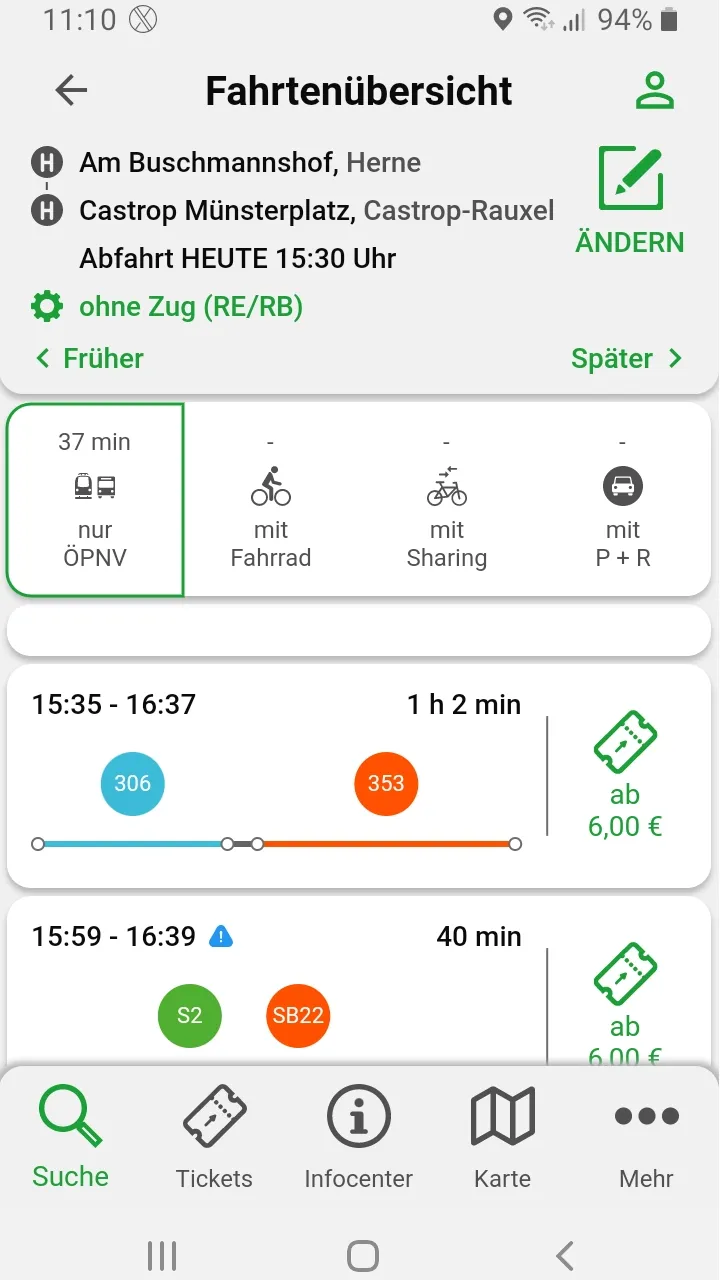 HCR App - Fahrplan Herne | Indus Appstore | Screenshot