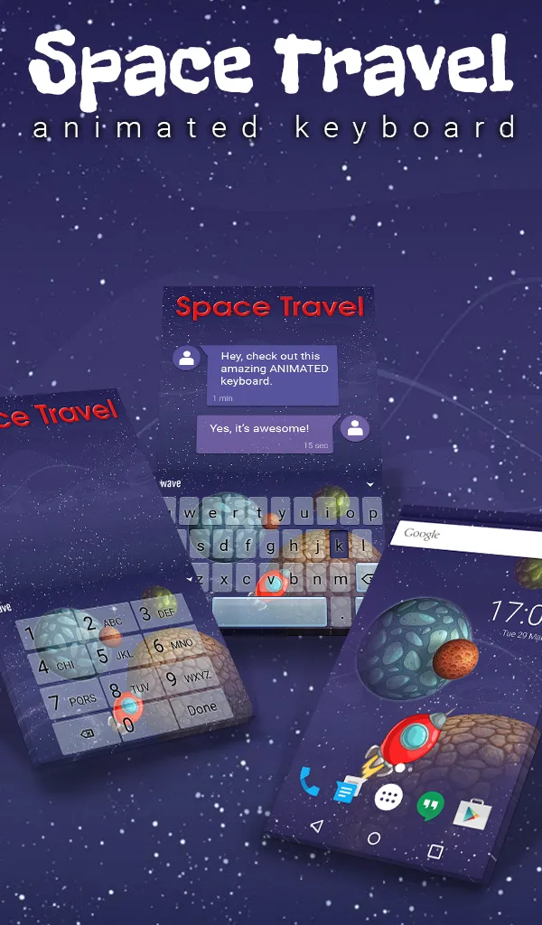 Space Travel Wallpaper Theme | Indus Appstore | Screenshot